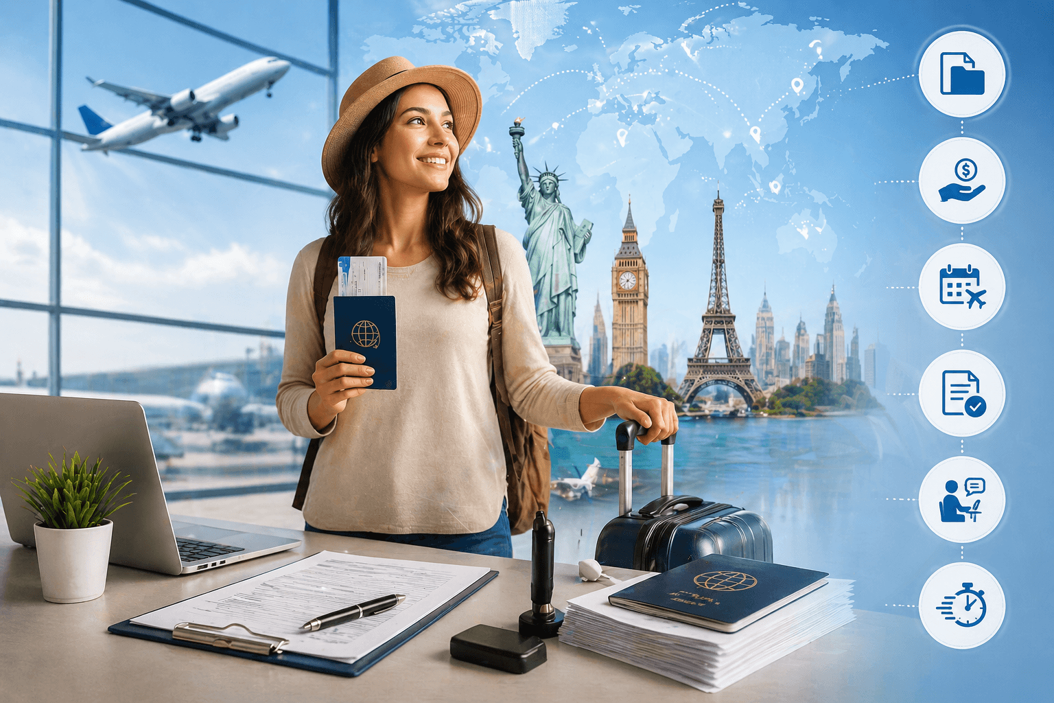 Tourist exploring a new city