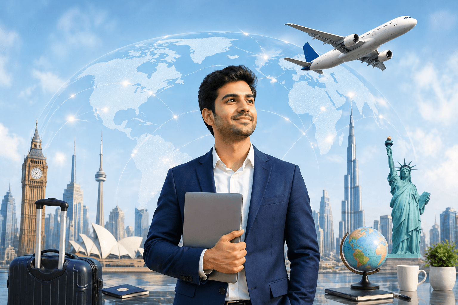 Professional in international office environment